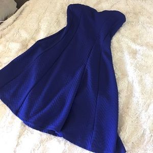 Blue Halter Dress
